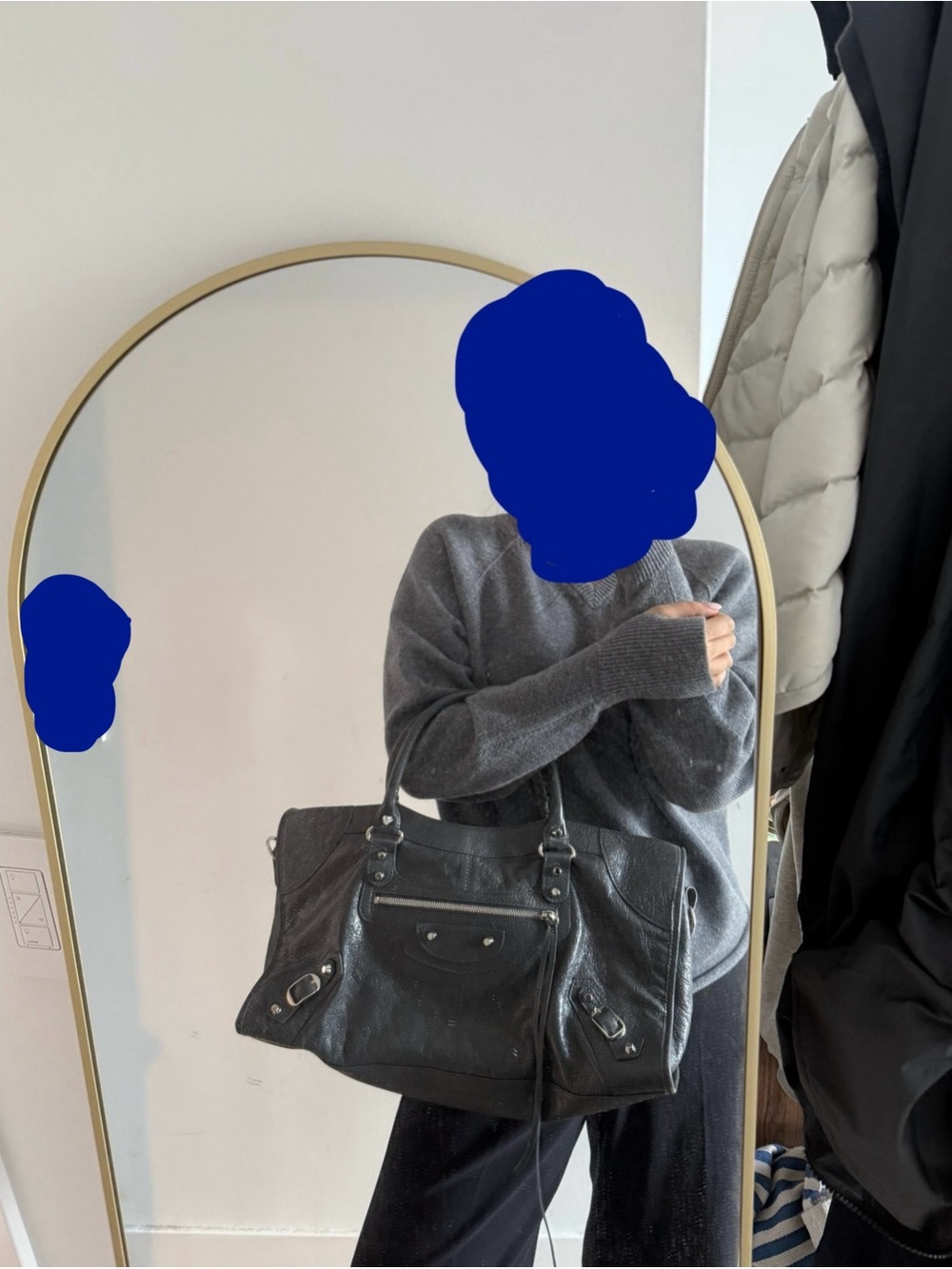 Balenciaga Le City Bag Medium Grey - Picture 12 of 12